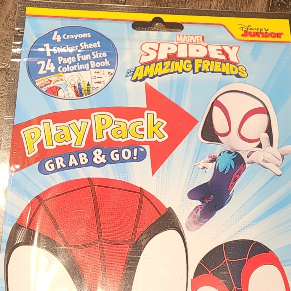 🆕️Spiderman Play Pack Grab-n-Go Coloring Books - Includes 15